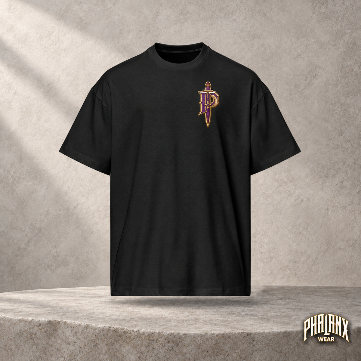 PHALANX Byzantium – Oversized Boxy-Fit Heavy T-Shirt