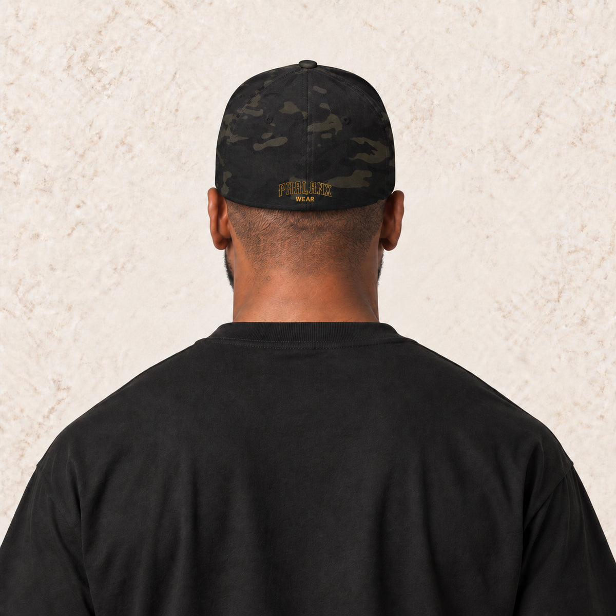 Phalanx "Leonidas" Flexfit Cap – Multicam Black – Malik · hinten