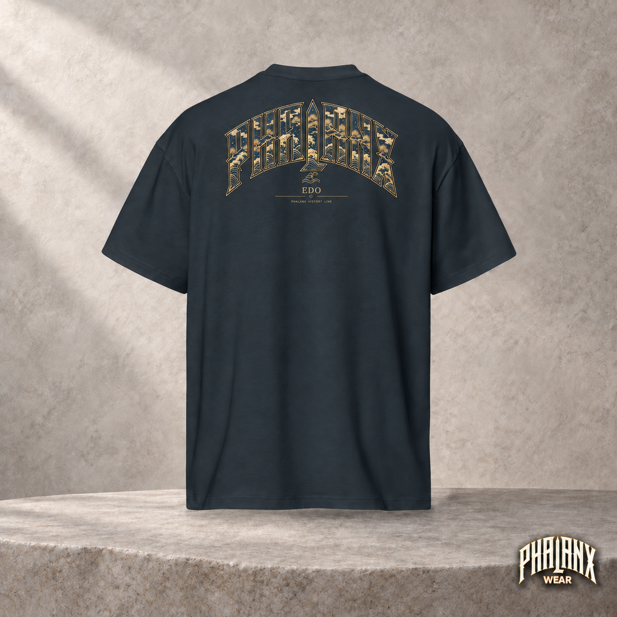 PHALANX Edo – Oversized Boxy-Fit Heavy T-Shirt