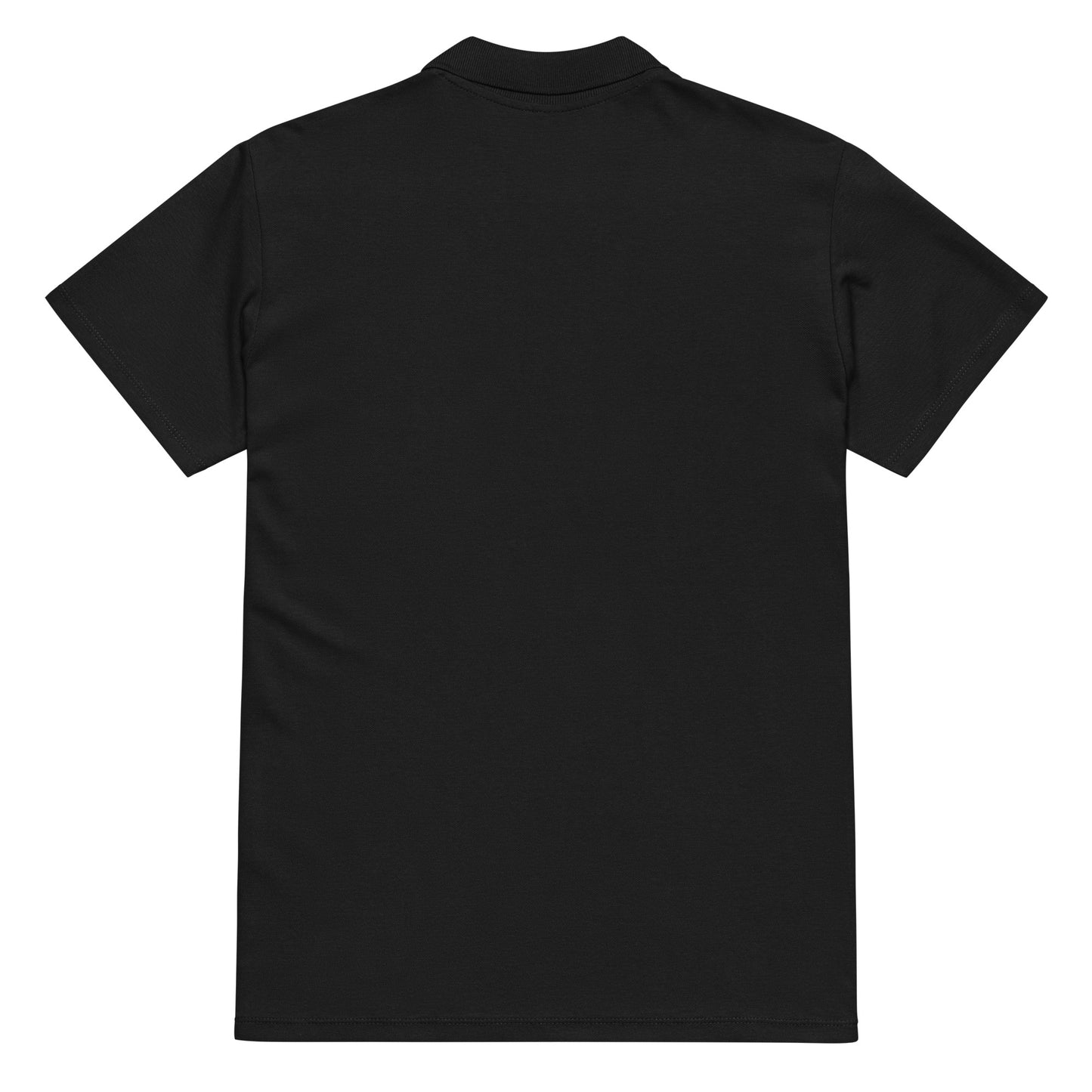 Phalanx Row 1 Premium Polo Schwarz Rückseite – Fitness & Lifestyle Polo für Herren Schweiz