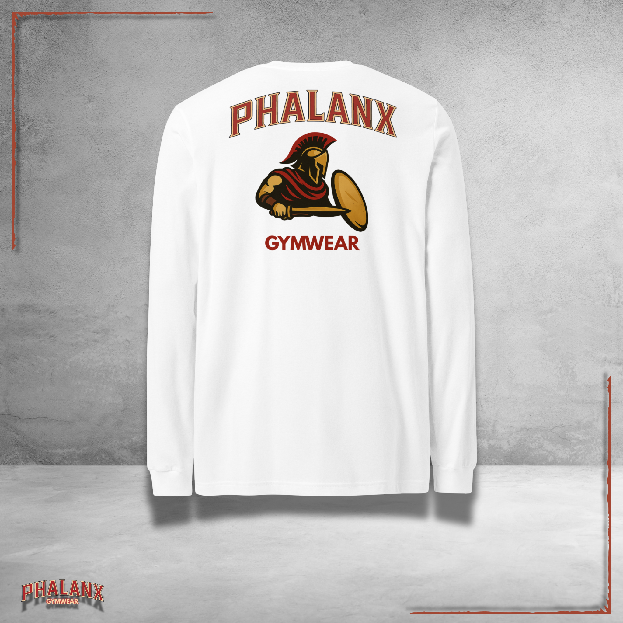 Phalanx Row 1 Premium Longsleeve Shirt – Gymwear &amp; Streetwear for Men | Phalanx Wear Switzerland
