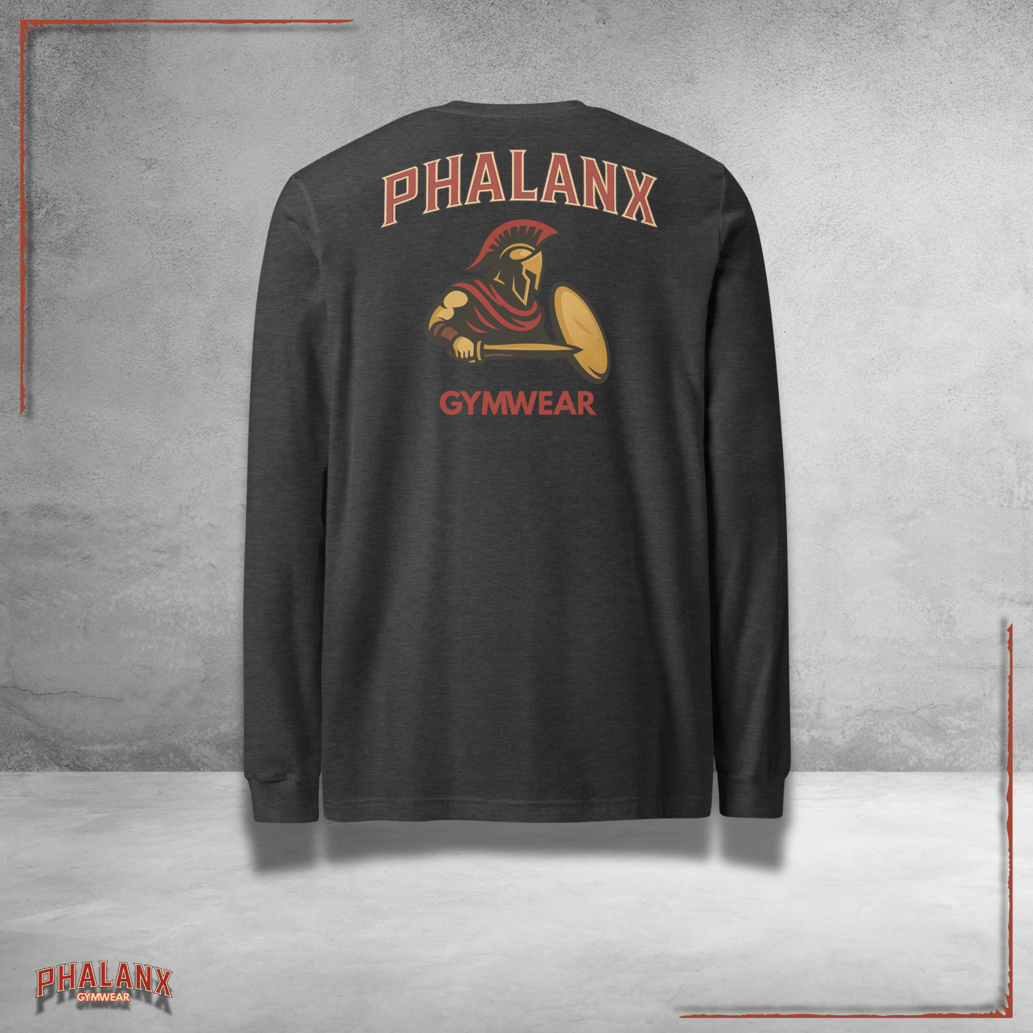 Phalanx Row 1 Premium Longsleeve Shirt – Gymwear &amp; Streetwear for Men | Phalanx Wear Switzerland