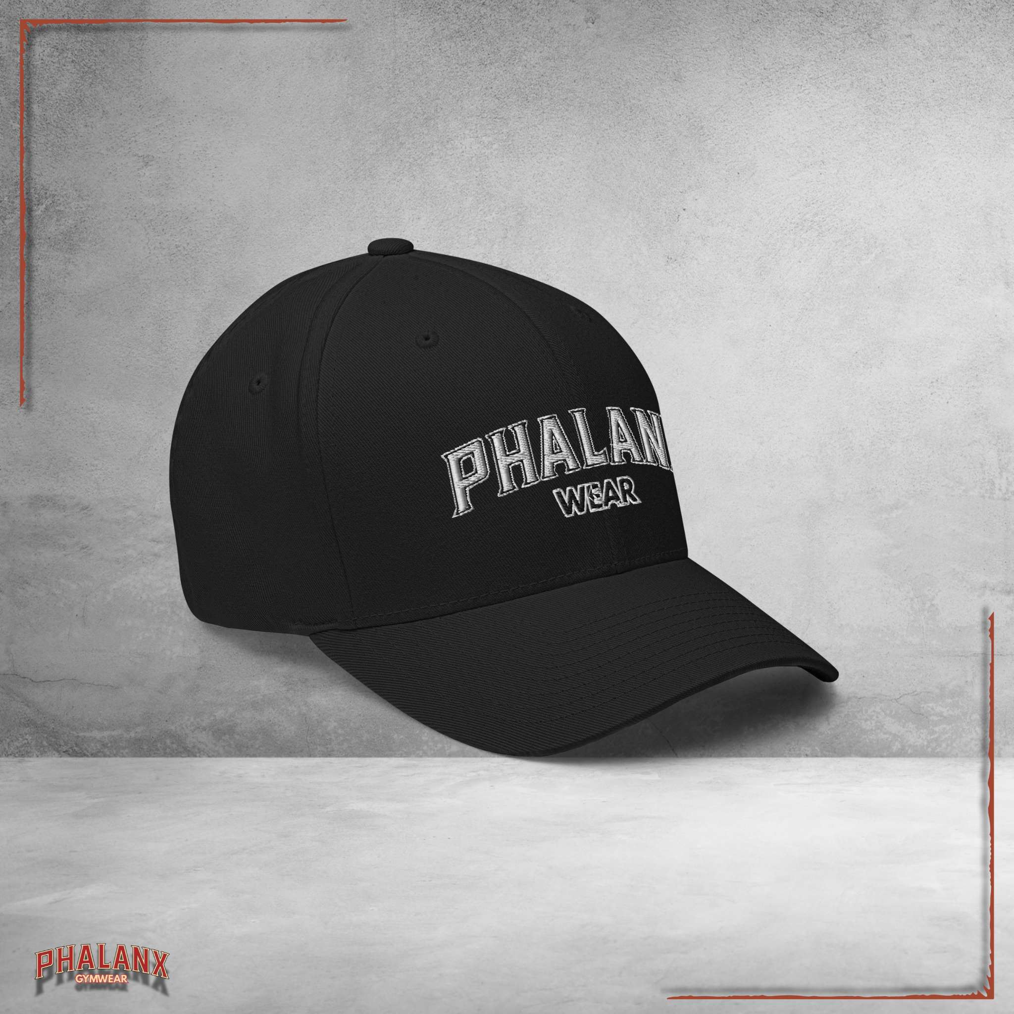 Phalanx "Romulus" Flexfit Cap mit Stick Logos