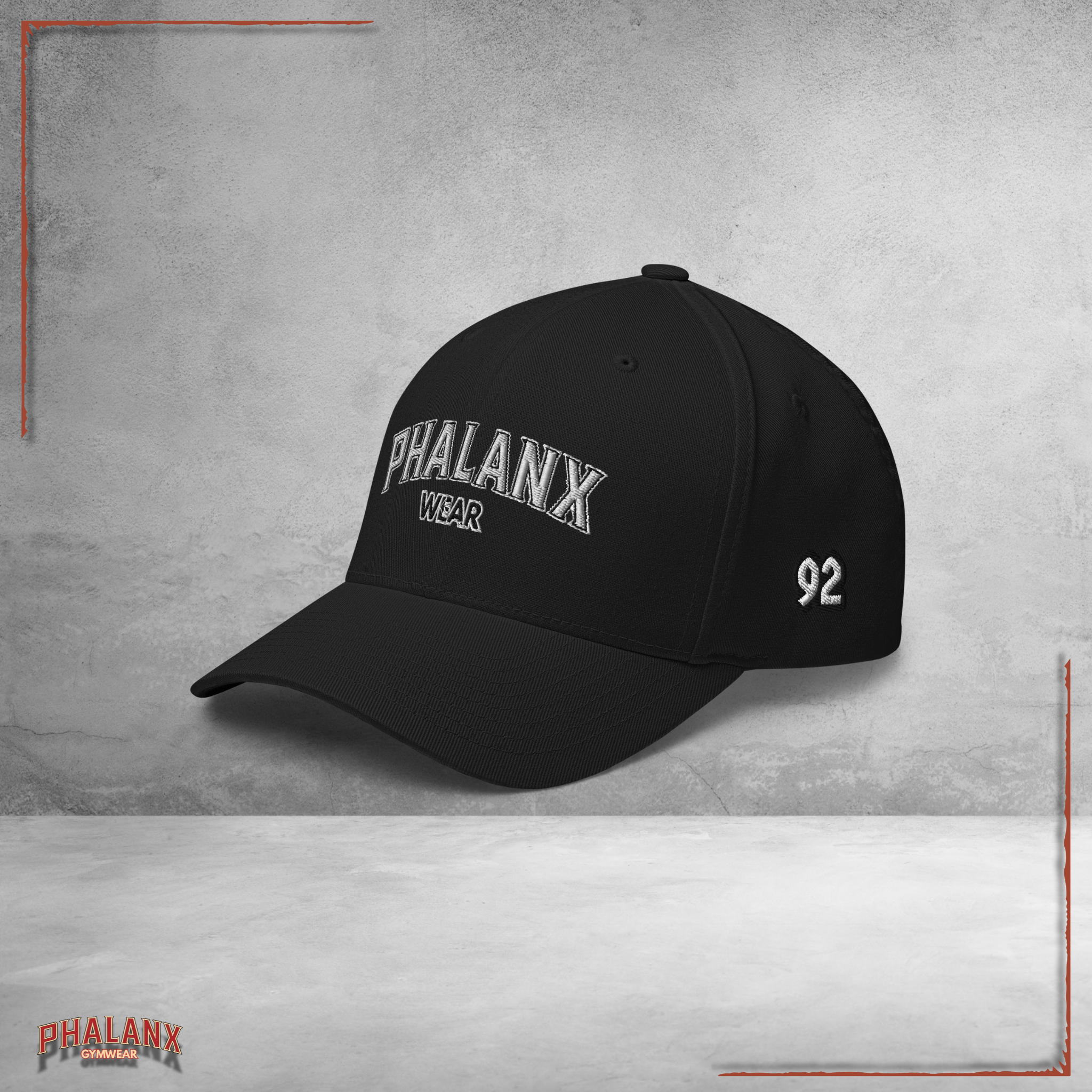 Phalanx "Romulus" Flexfit Cap mit Stick Logos