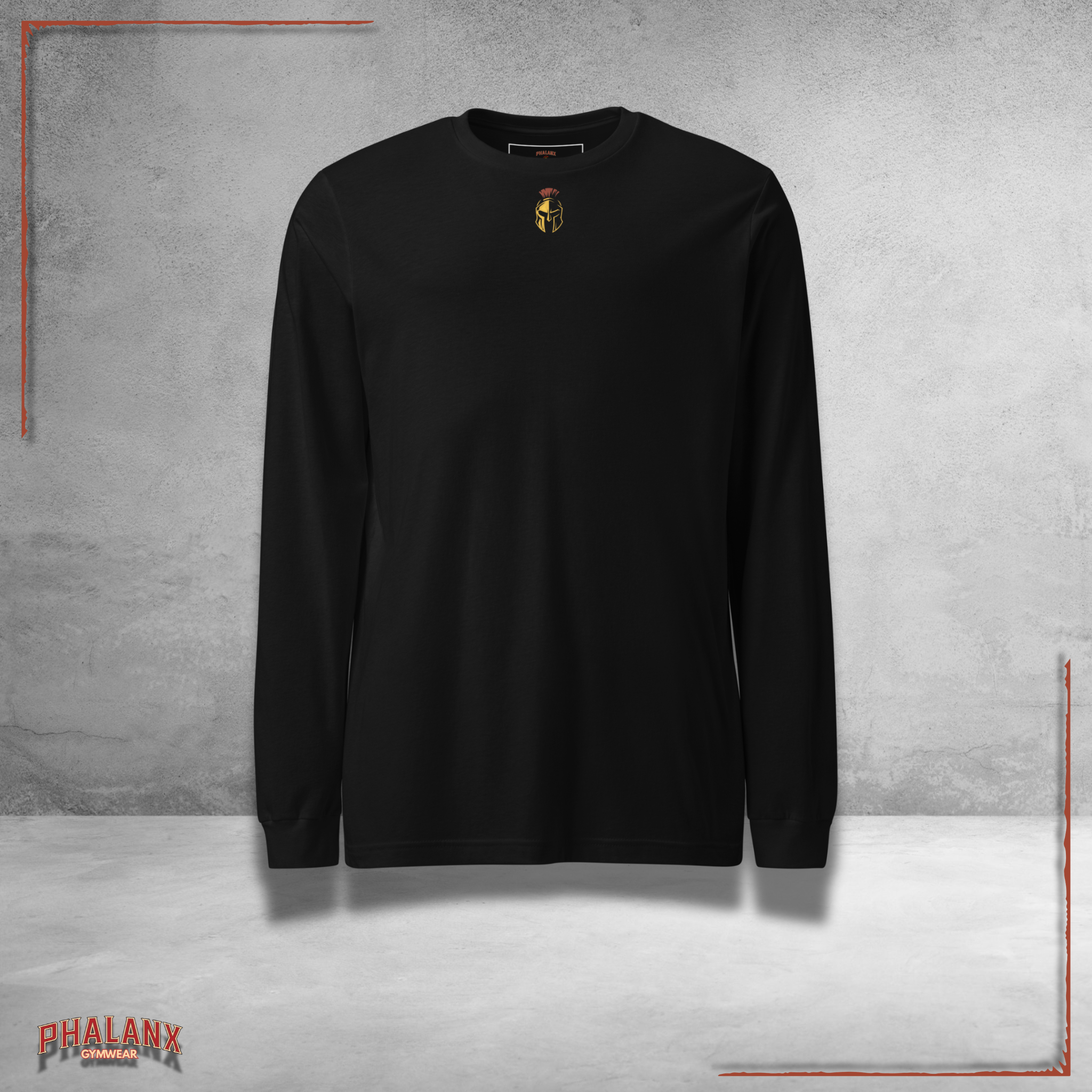 Phalanx Row 1 Premium Longsleeve Shirt – Gymwear &amp; Streetwear for Men | Phalanx Wear Switzerland