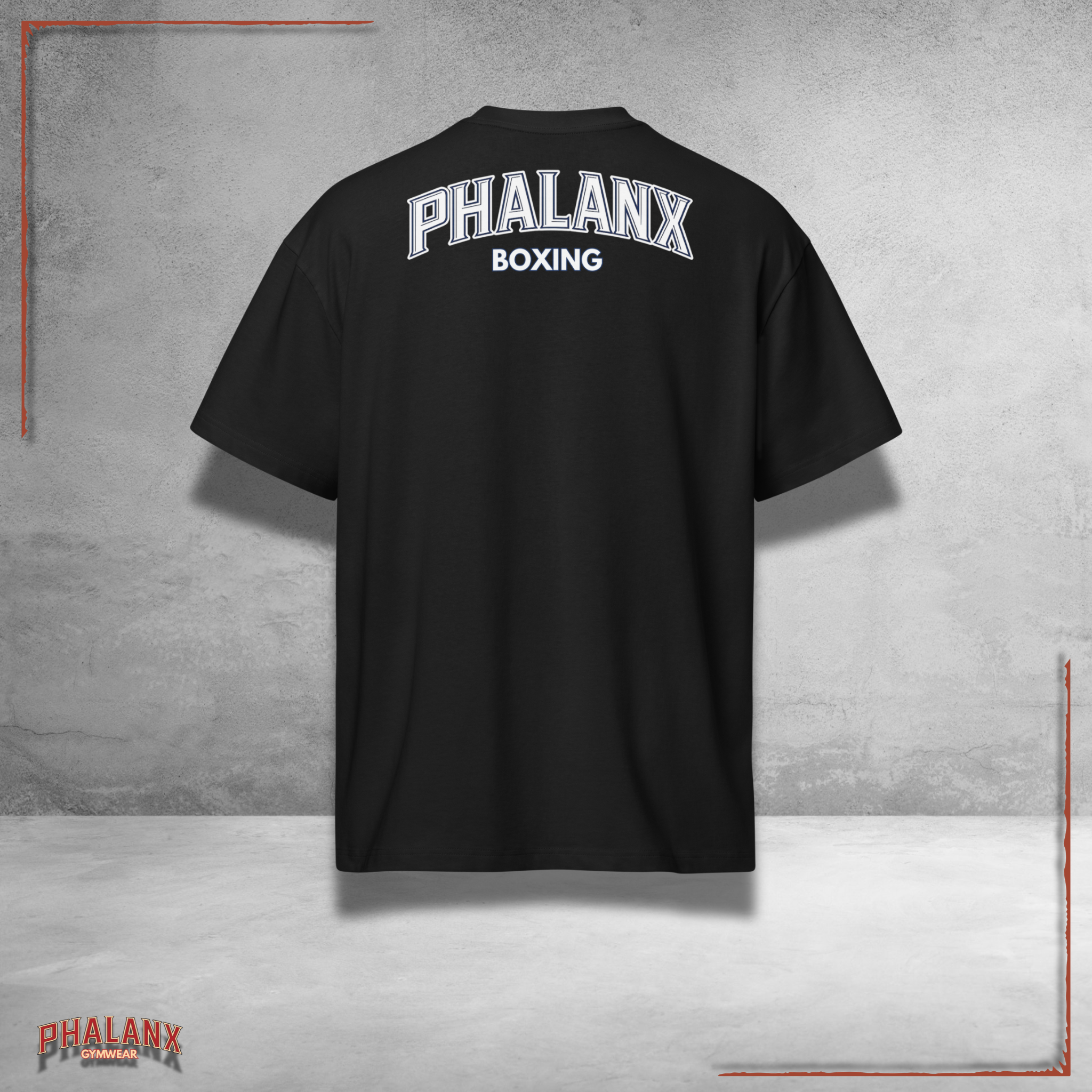 Phalanx "Boxing" Oversized Front and Back Boxy-Fit HEAVY T-Shirt