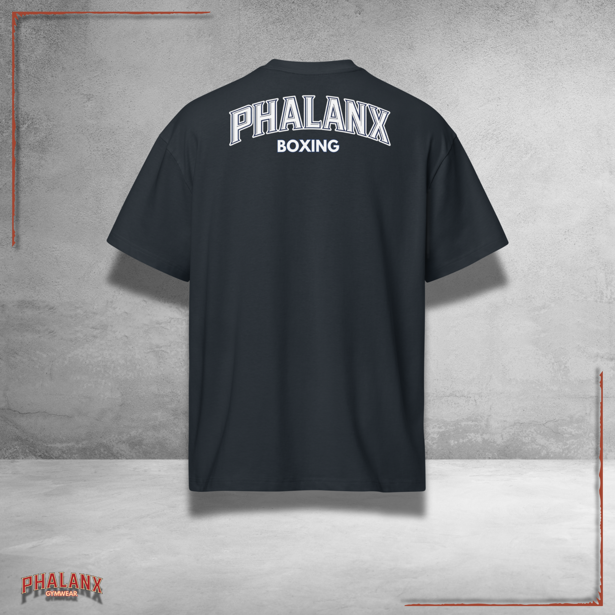 Phalanx "Boxing" Oversized Front and Back Boxy-Fit HEAVY T-Shirt