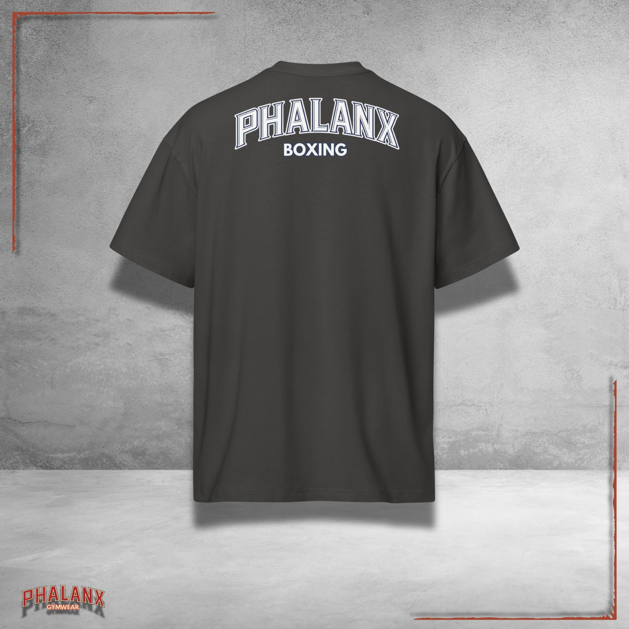 Phalanx "Boxing" Oversized Front and Back Boxy-Fit HEAVY T-Shirt