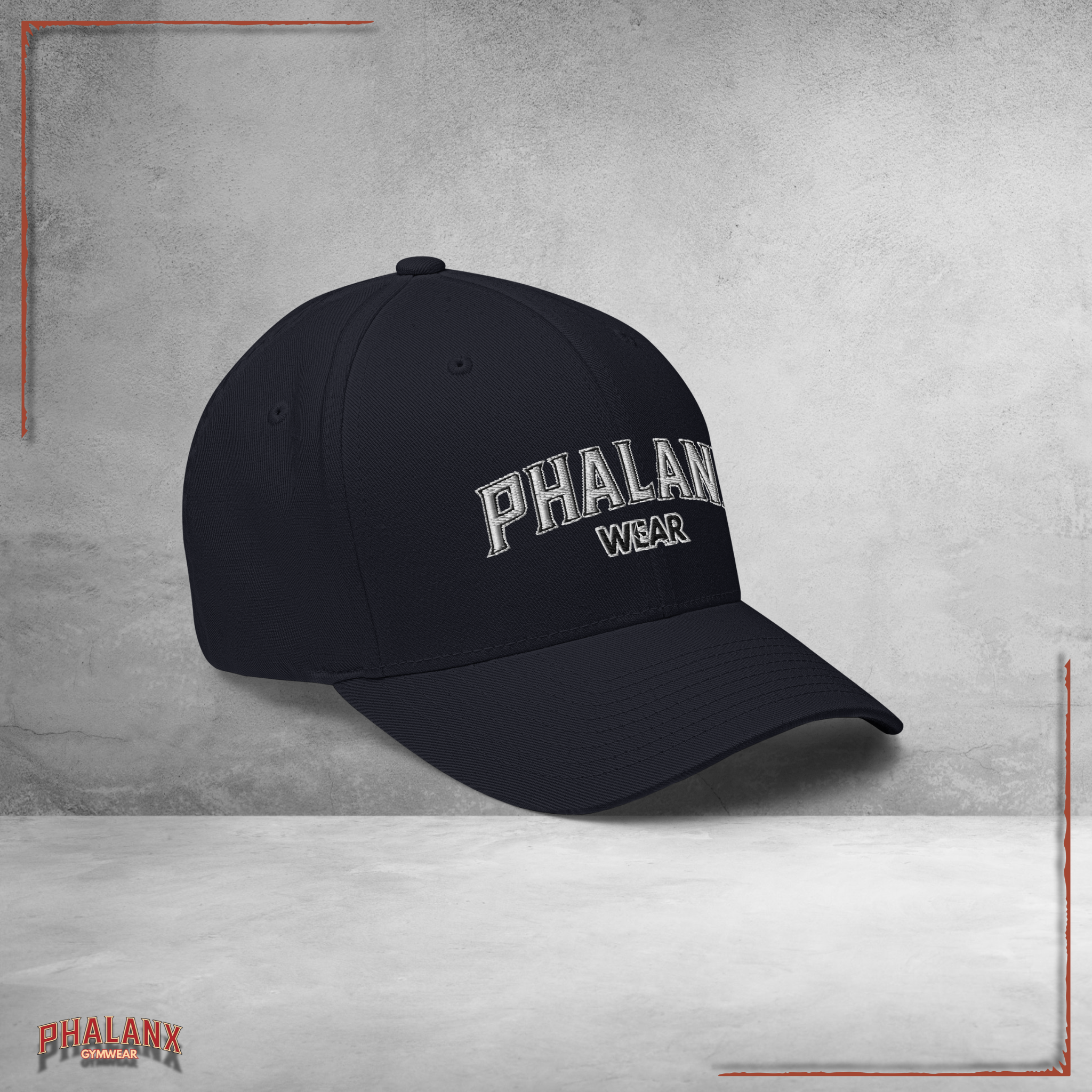 Phalanx "Romulus" Flexfit Cap mit Stick Logos