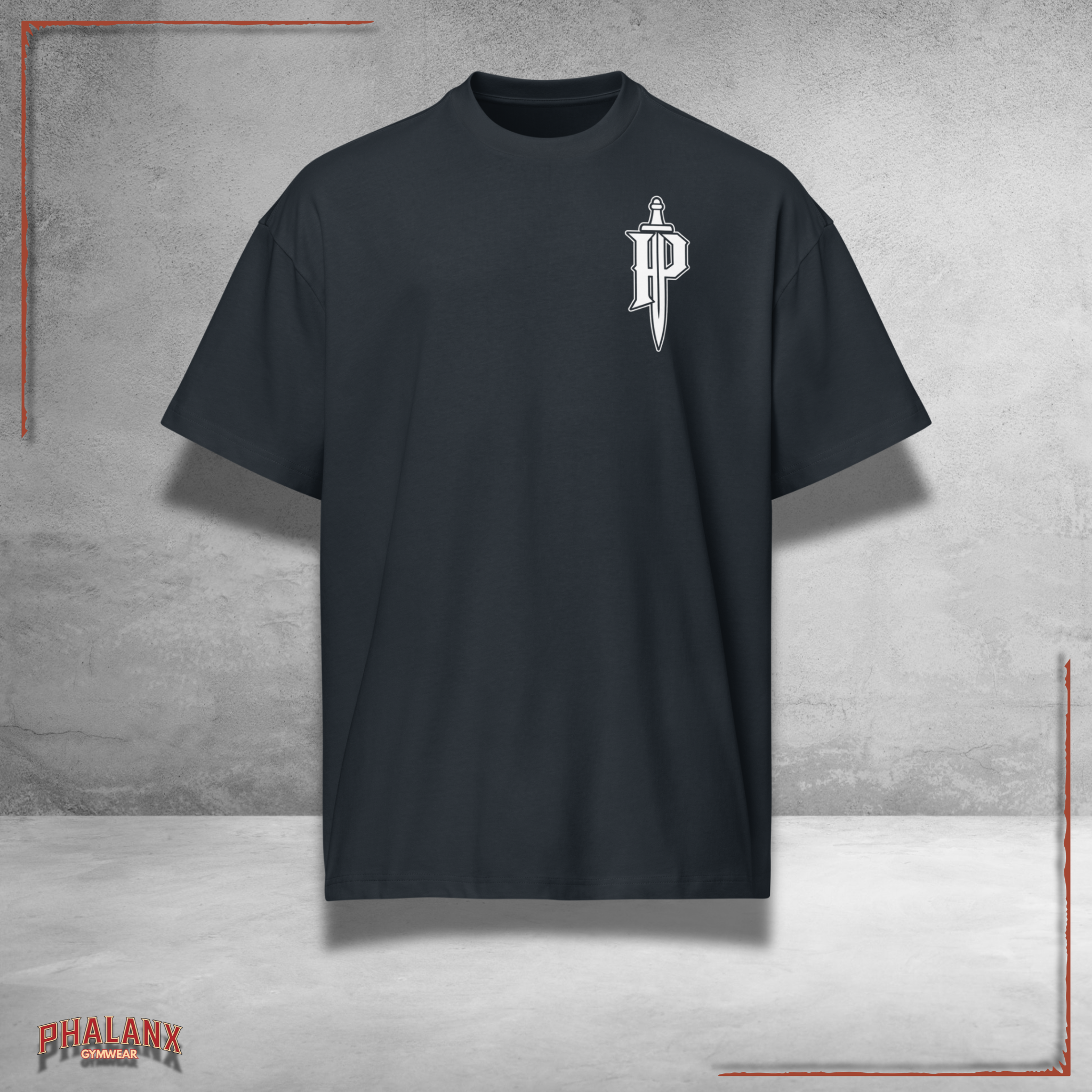Phalanx Oversized Boxy-Fit Heavy T-Shirt