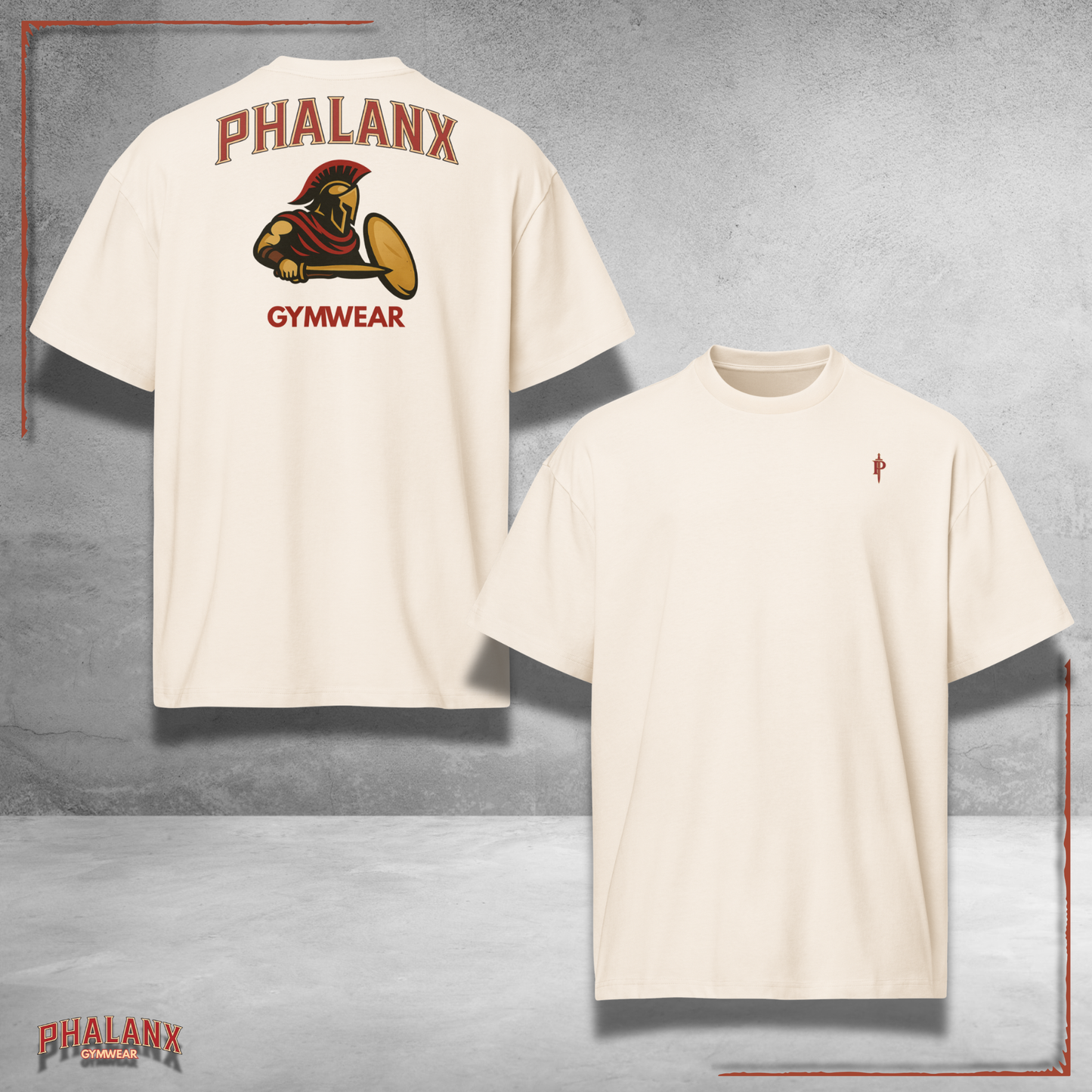 Phalanx Oversized Boxy-Fit HEAVY T-Shirt