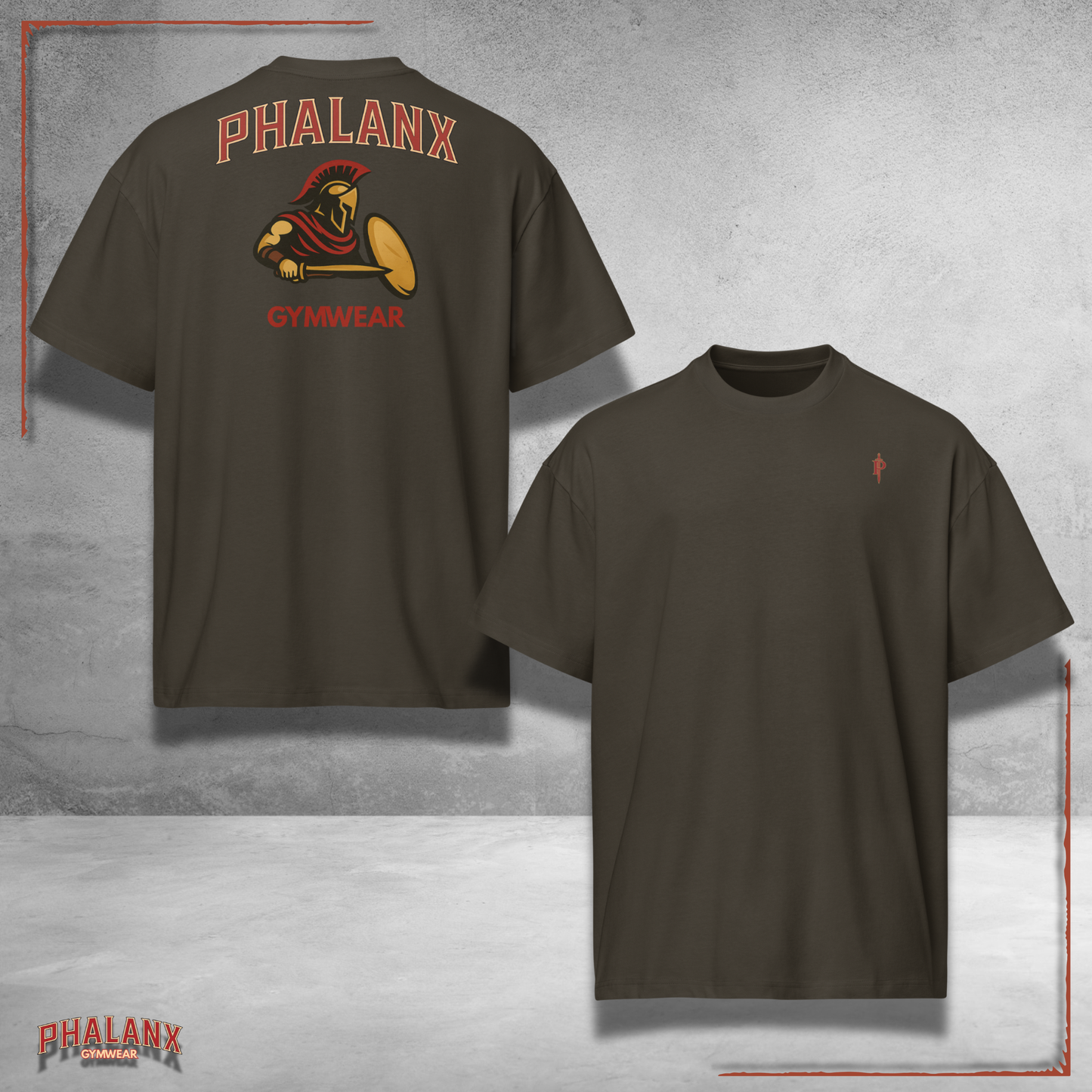 Phalanx Oversized Boxy-Fit HEAVY T-Shirt