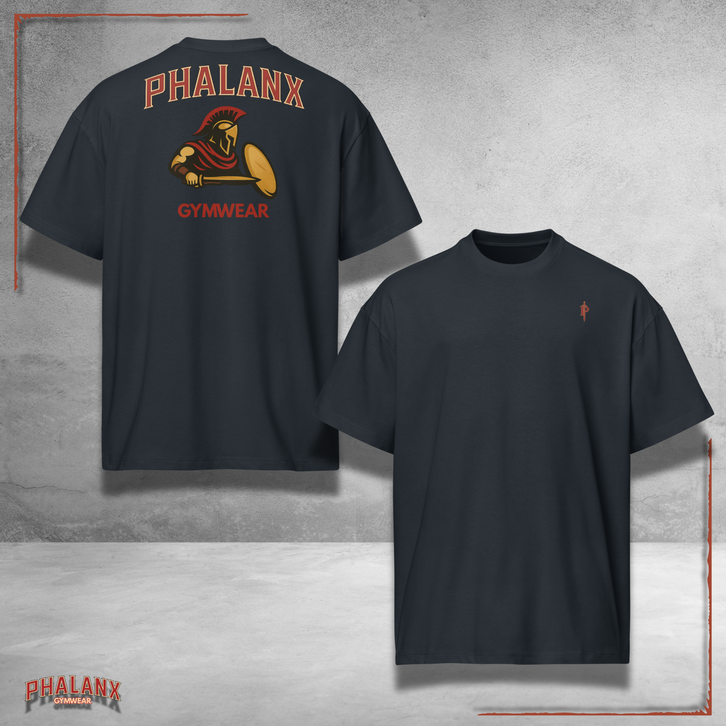 Phalanx Oversized Boxy-Fit HEAVY T-Shirt