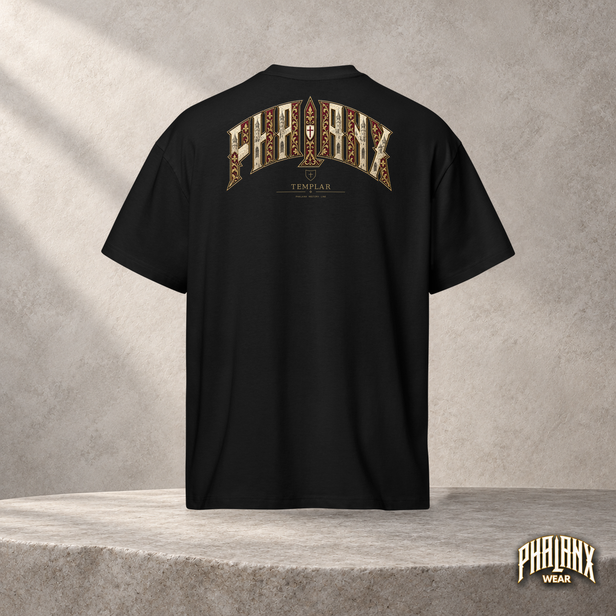 PHALANX Templar – Oversized Boxy-Fit Heavy T-Shirt