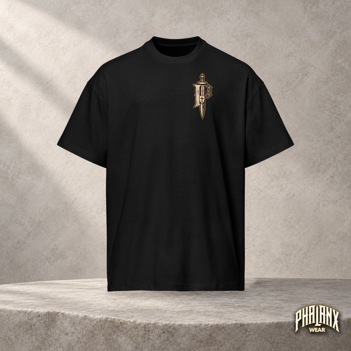 PHALANX Templar – Oversized Boxy-Fit Heavy T-Shirt