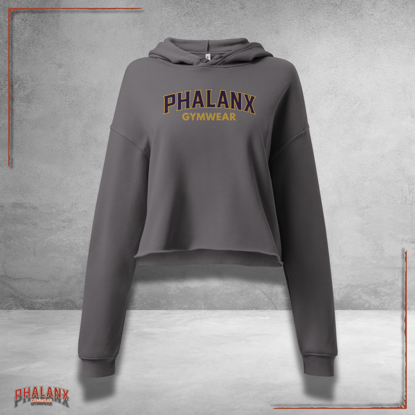 phalanx, phalanx wear, phalanx women, phalanx gymwear, ladies cropped hoodie, womens hoodie, cropped hoodie, ladies hoodie, fitness hoodie, gym fashion, streetwear, fitness style, gym style, athleisure, premium hoodie, gold violet, phalanx embroidery, tattooed women, amazon warrior, strong women, powerful women, empowerment, warrior mindset, discipline, confidence, resilience, luxury gymwear, activewear, gym outfit, gym essentials, modern fit, minimalist design, bold design, urban strength, warrior spirit, 