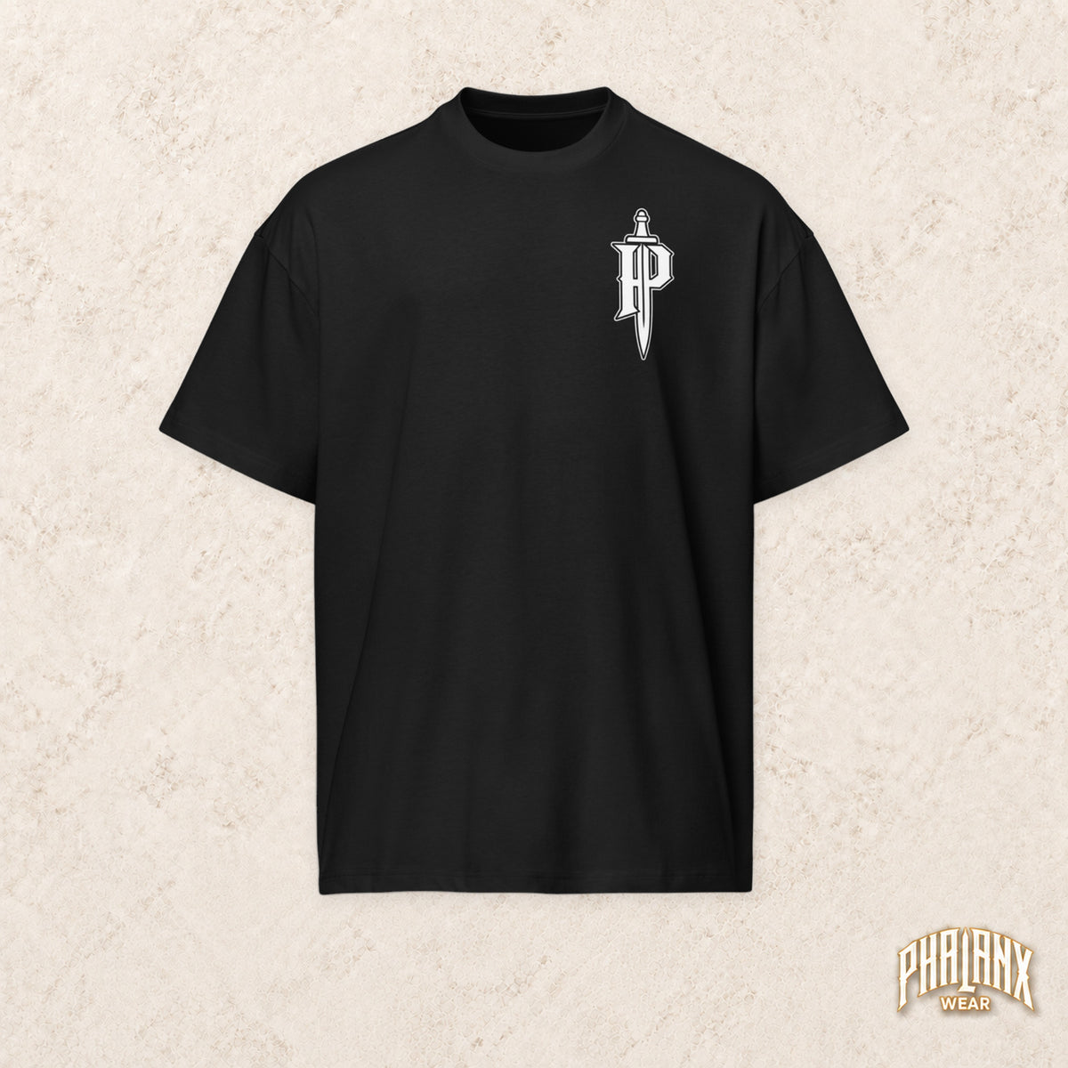 PHALANX Oversized Boxy-Fit Heavy T-Shirt