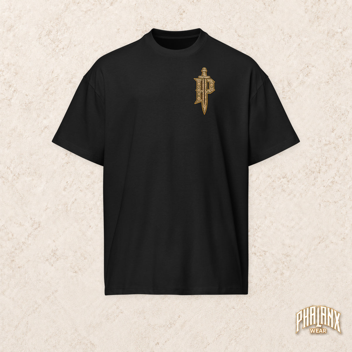 PHALANX Angkor – Oversized Boxy-Fit Heavy T-Shirt