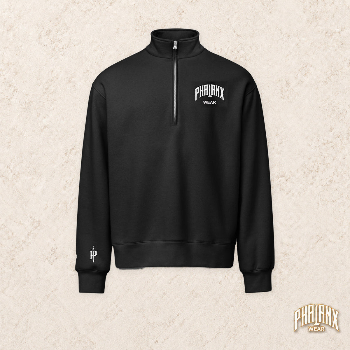 PHALANX Unisex Half-Zip Pullover – Chest Embroidery
