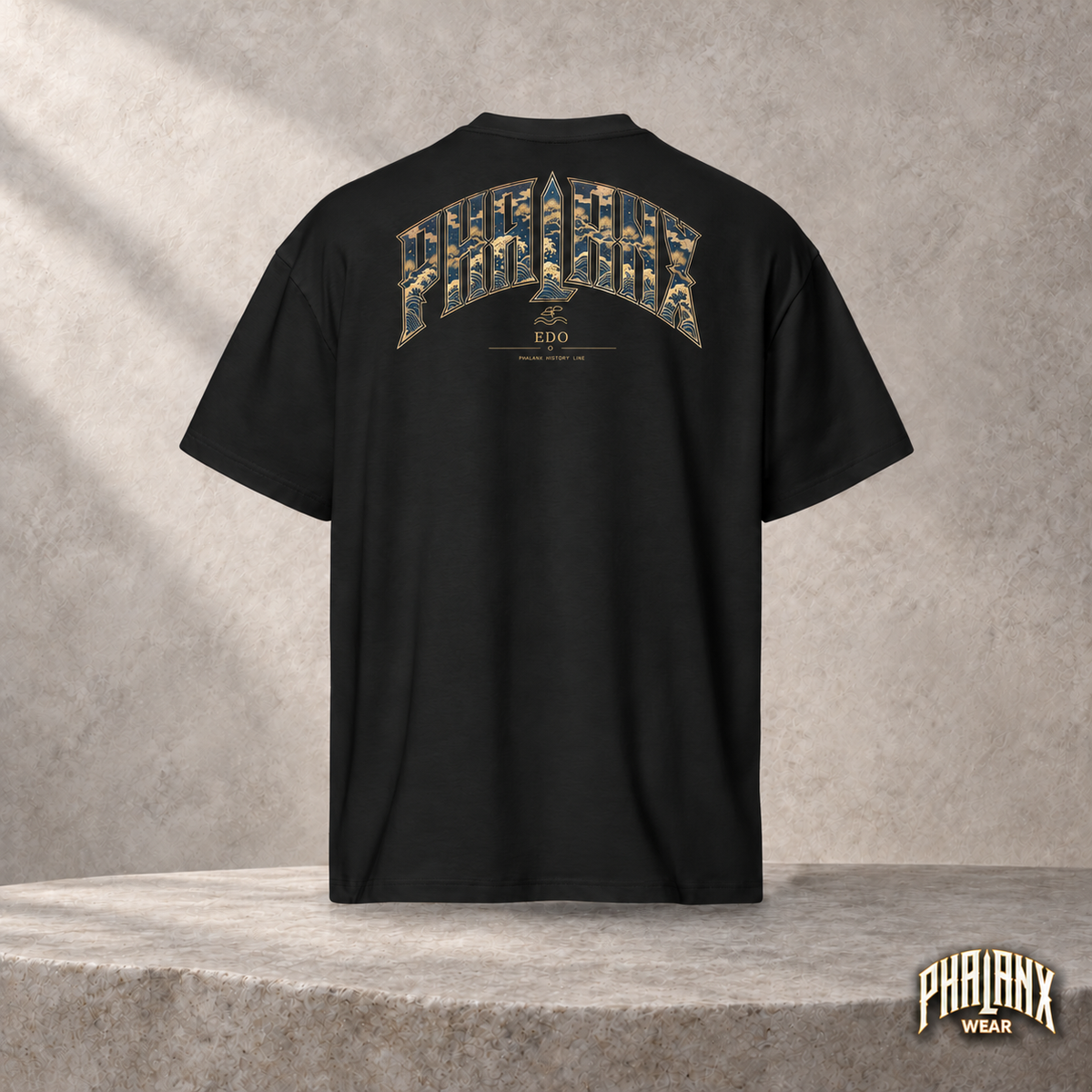 PHALANX Edo – Oversized Boxy-Fit Heavy T-Shirt