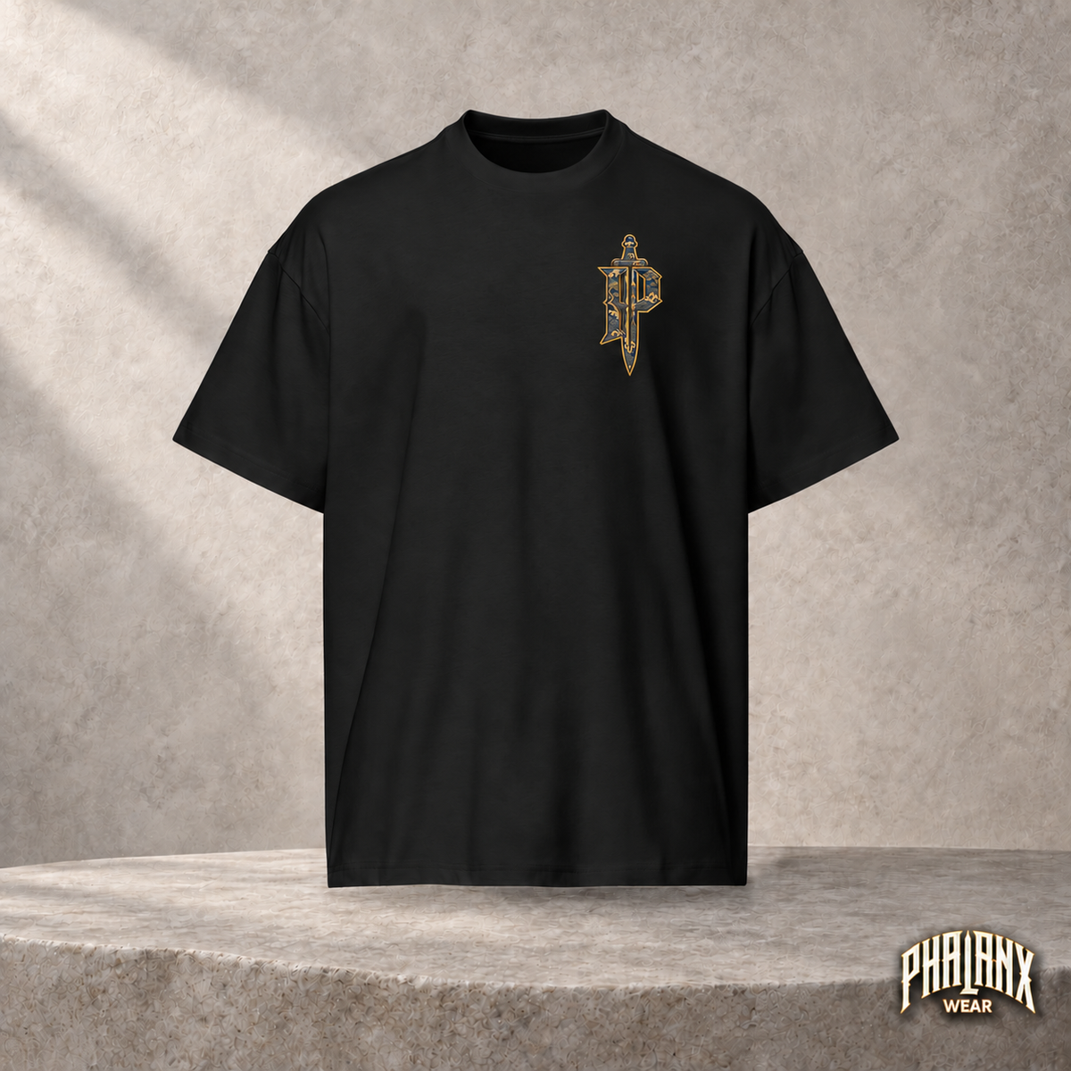 PHALANX Edo – Oversized Boxy-Fit Heavy T-Shirt