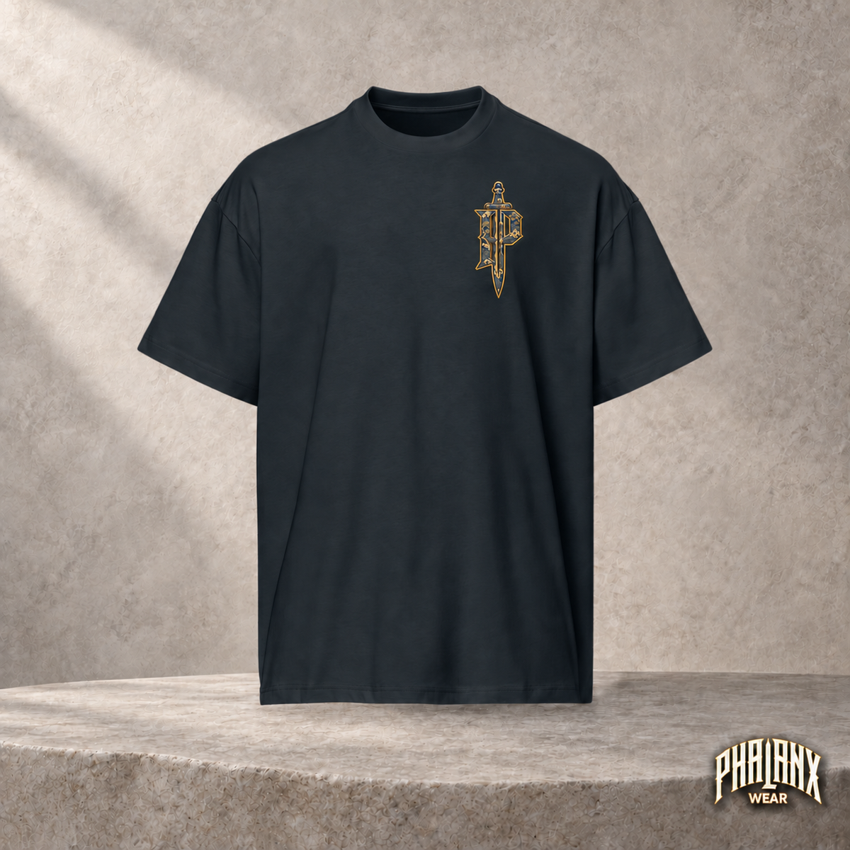 PHALANX Edo – Oversized Boxy-Fit Heavy T-Shirt
