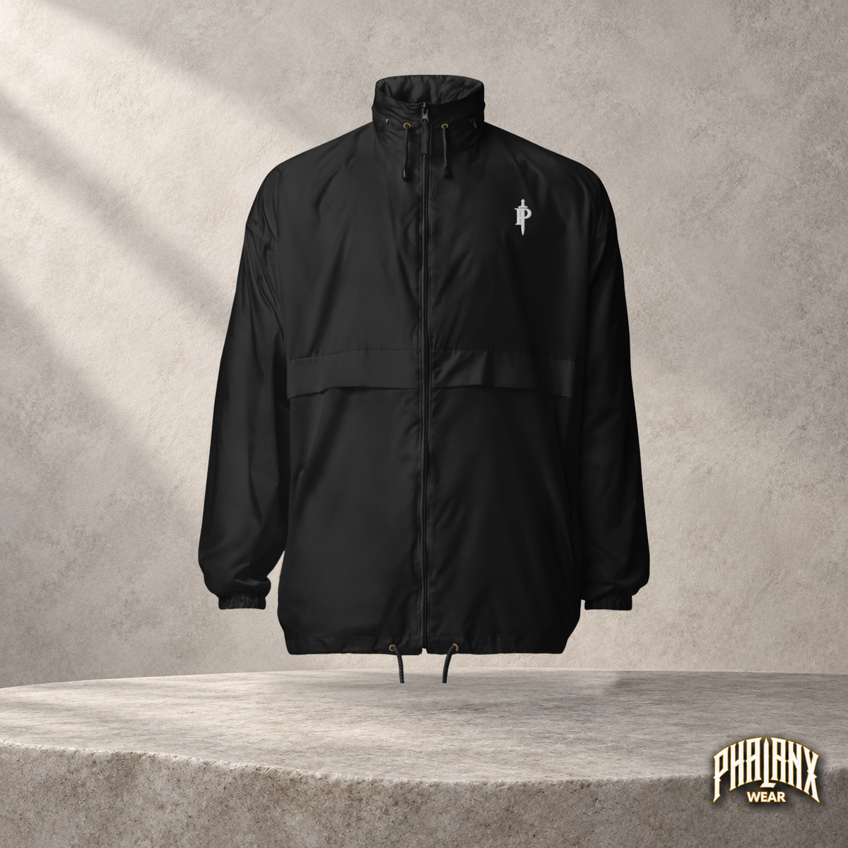 Phalanx Windbreaker – Unisex – Black