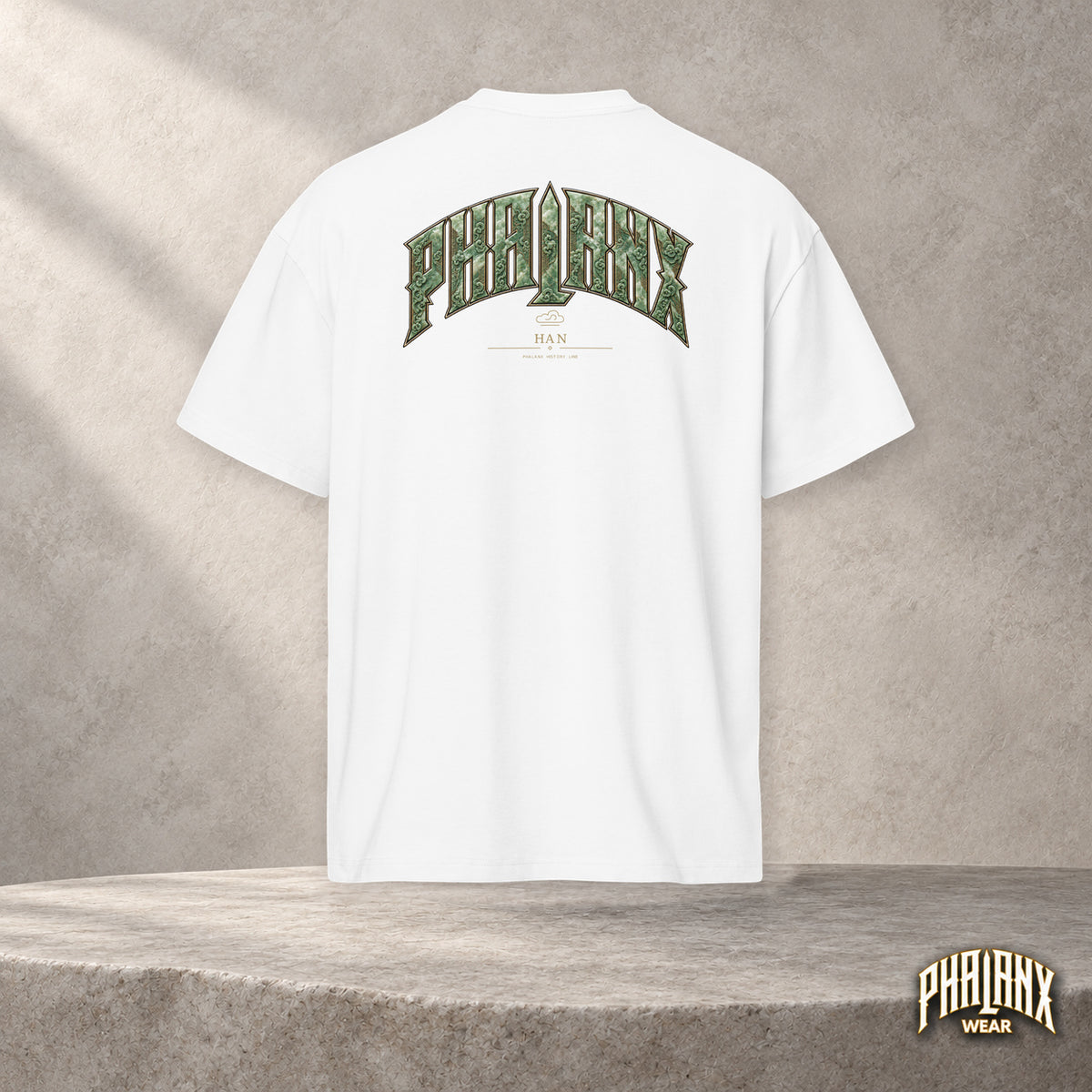 PHALANX Han – white, hängende Rückenansicht