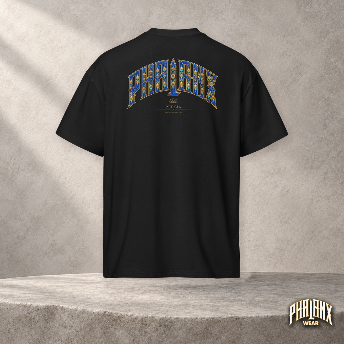 PHALANX Persia – Oversized Boxy-Fit Heavy T-Shirt