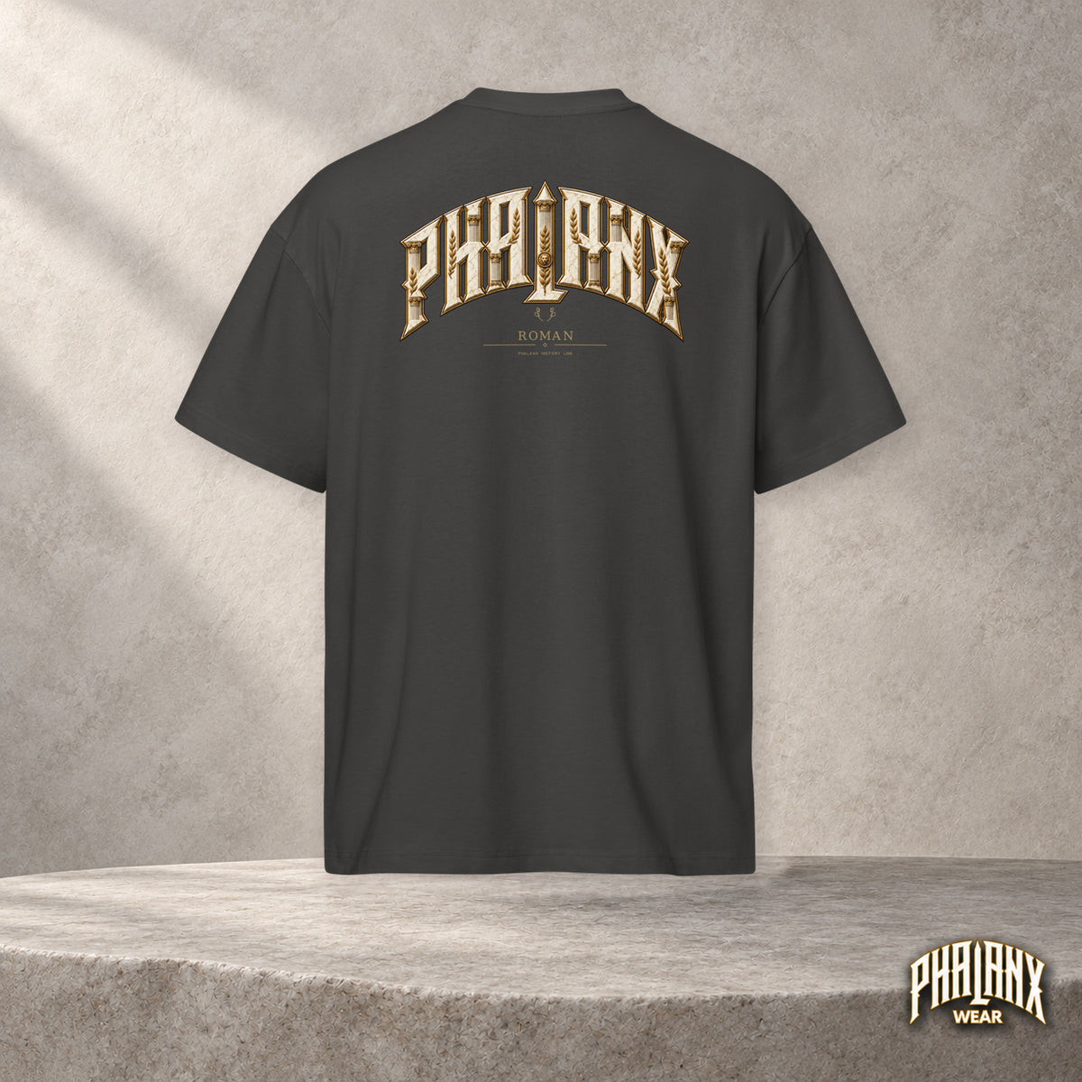 PHALANX Roman – vintage-black, hängende Rückenansicht