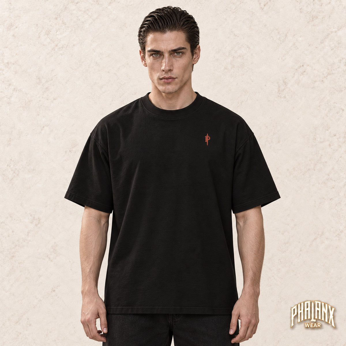 Phalanx Oversized Boxy-Fit HEAVY T-Shirt
