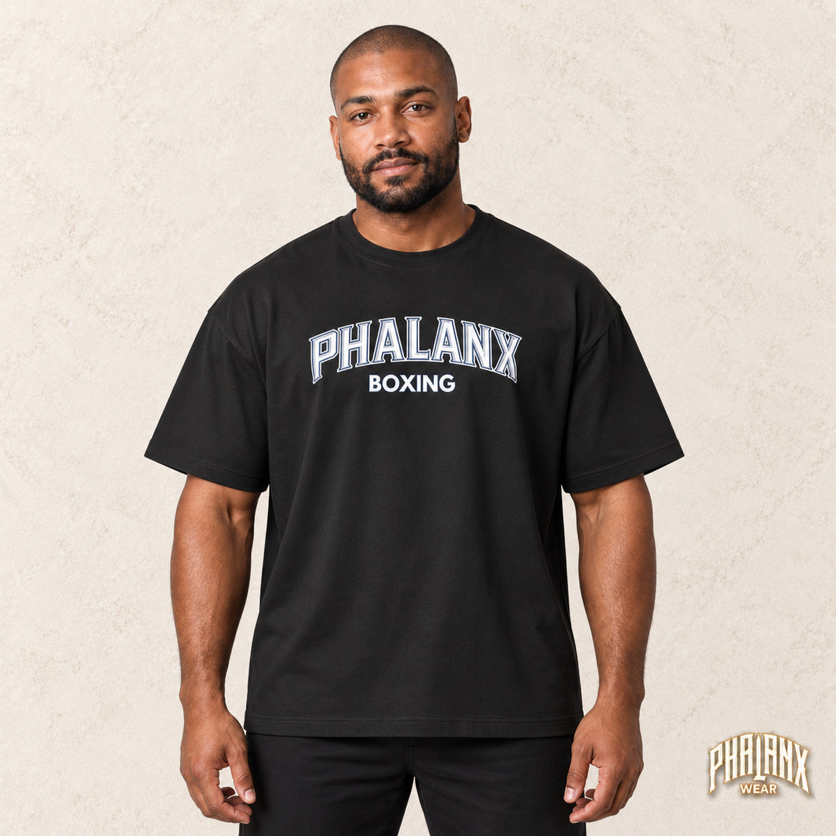 Phalanx "Boxing" Oversized Boxy-Fit HEAVY T-Shirt