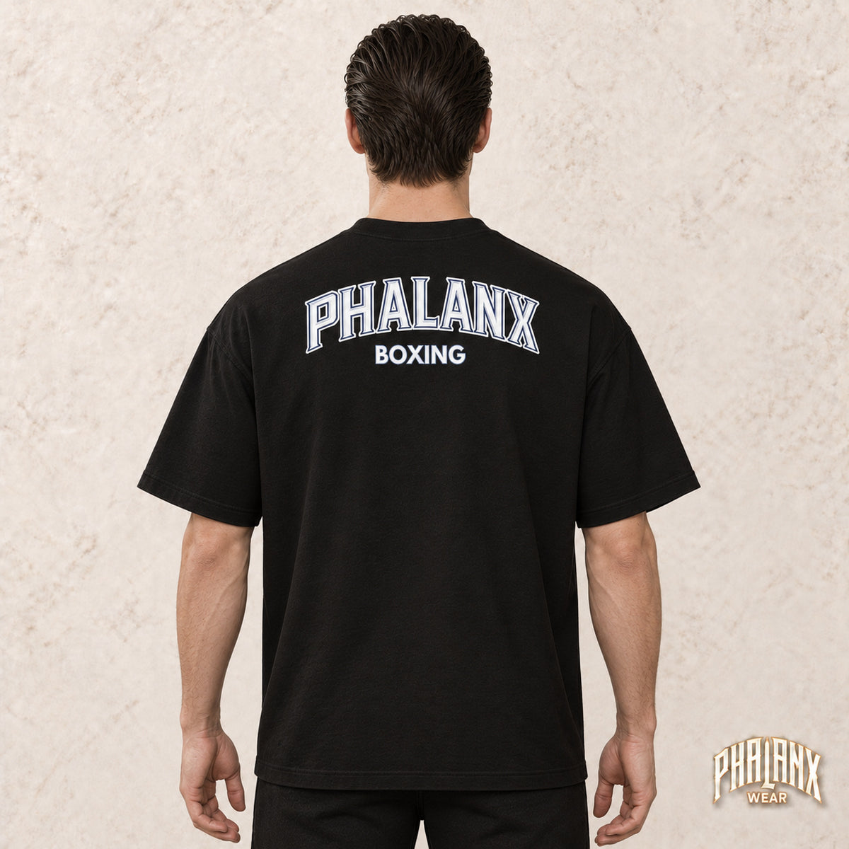 Phalanx "Boxing" Oversized Front and Back Boxy-Fit HEAVY T-Shirt