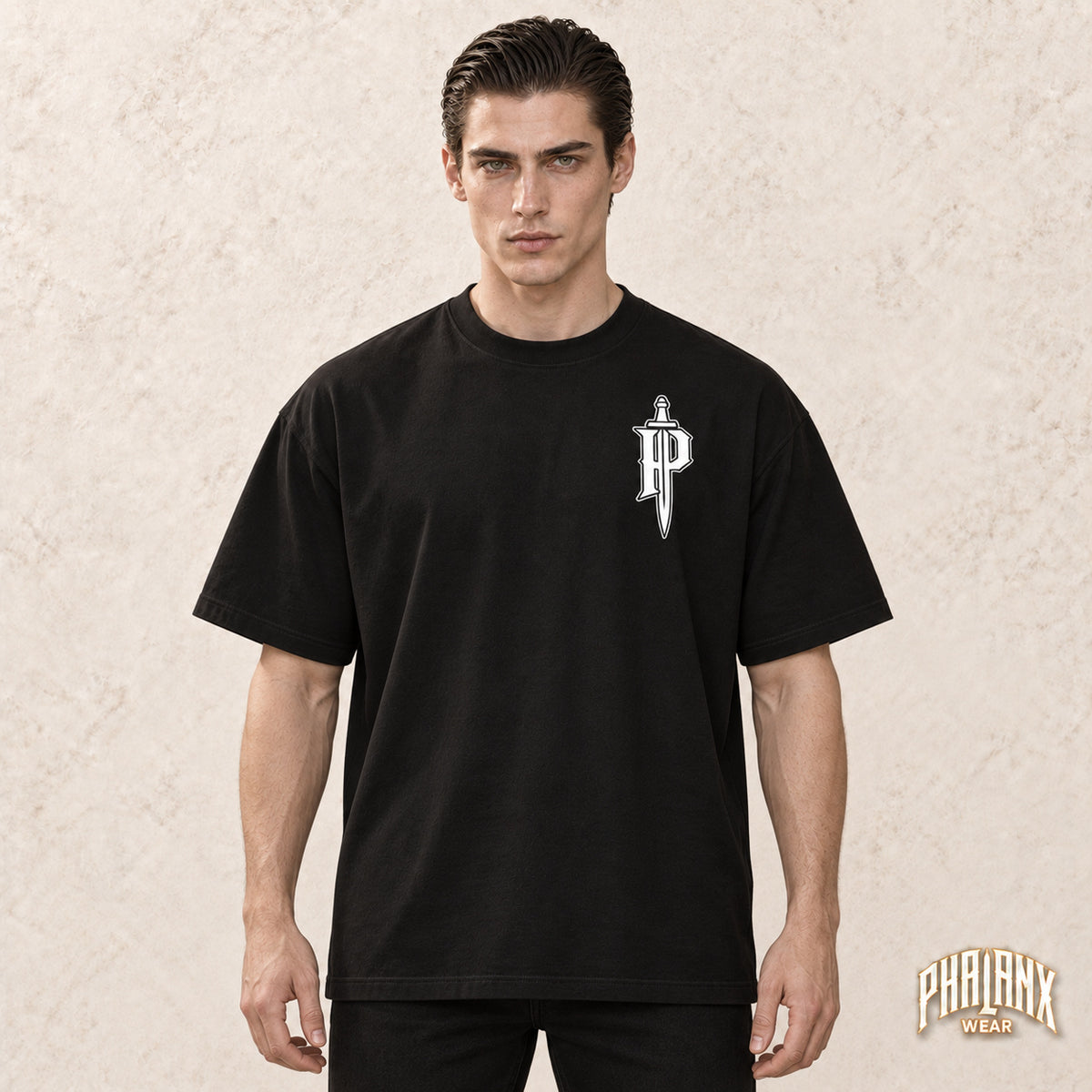 Phalanx Oversized Boxy-Fit Heavy T-Shirt