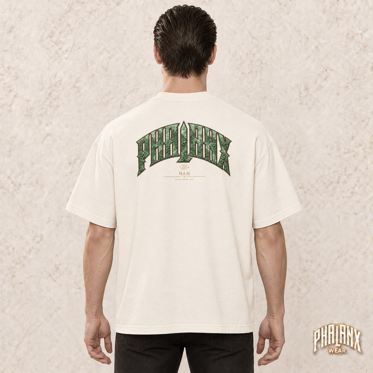 PHALANX Han – Oversized Boxy-Fit Heavy T-Shirt