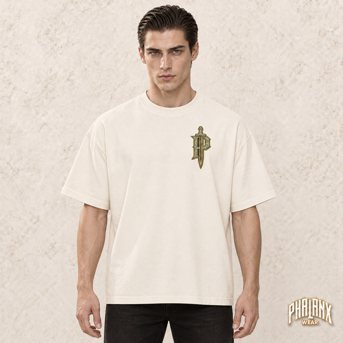 PHALANX Han – Oversized Boxy-Fit Heavy T-Shirt