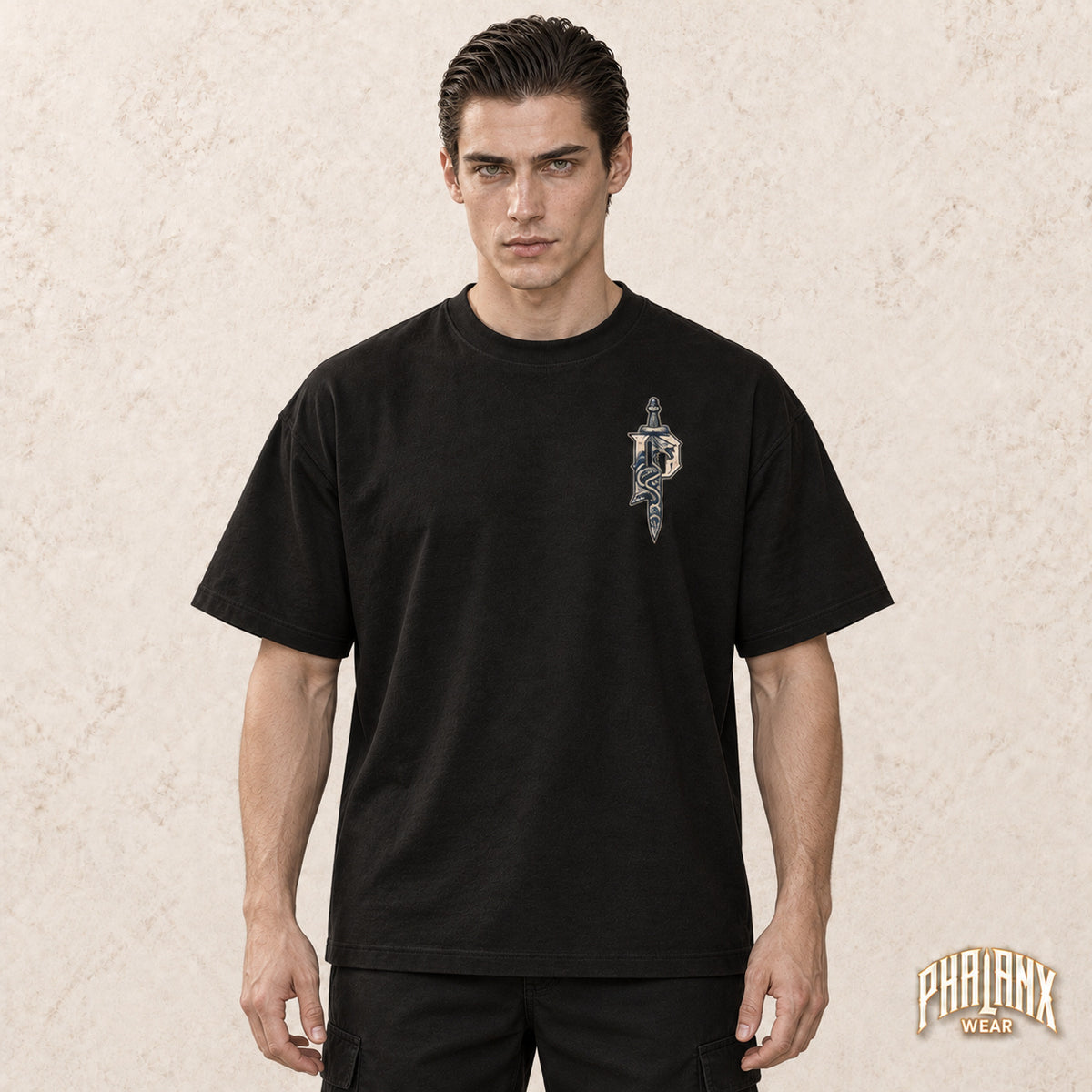 PHALANX Viking – Oversized Boxy-Fit Heavy T-Shirt