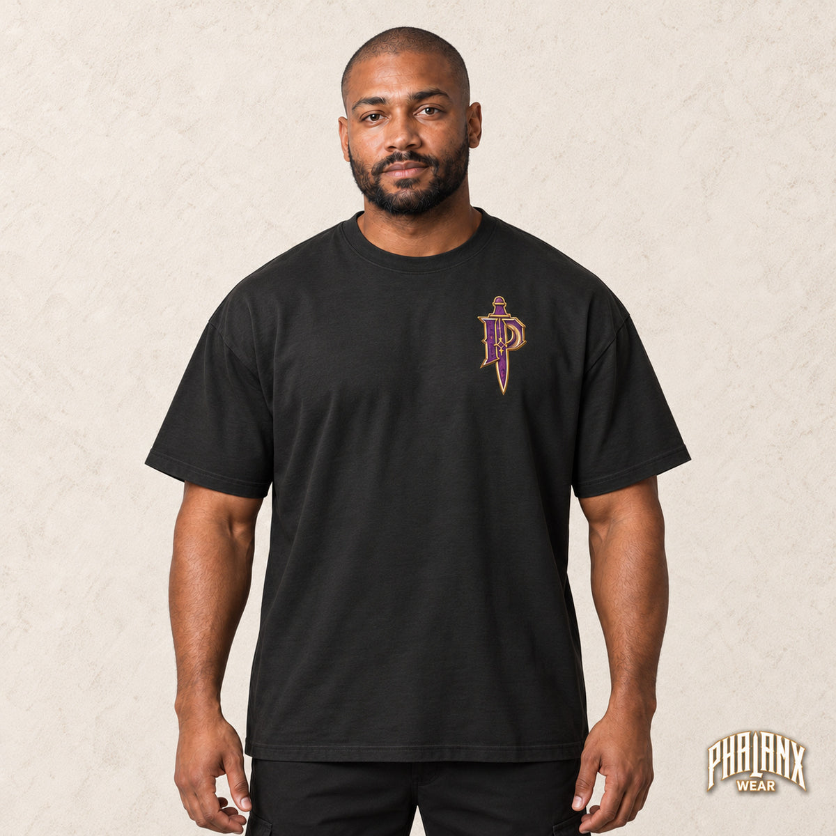 PHALANX Byzantium – Oversized Boxy-Fit Heavy T-Shirt