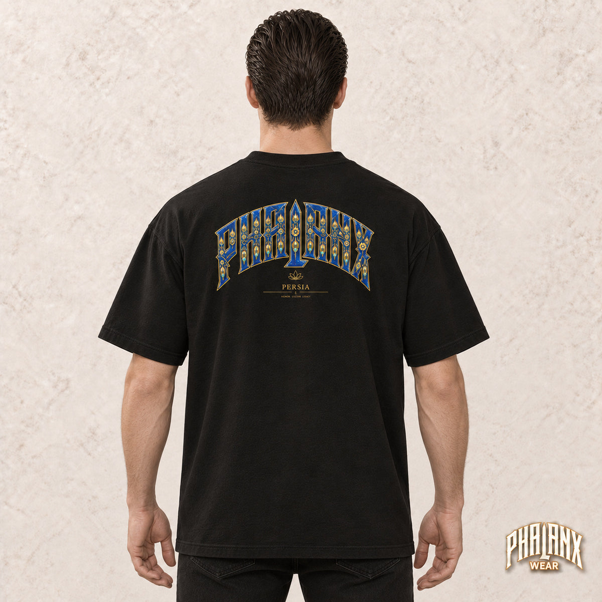PHALANX Persia – Heavy Oversized Boxy T-Shirt