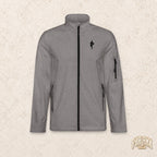 Designvorschau: Phalanx Softshelljacke in Grau-meliert, Vorderseite